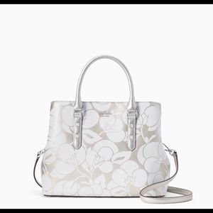 Kate Spade Metallic Floral Satchel